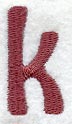 Hobo Lower Case Letter k (3 Inch)