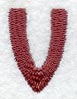 Hobo Lower Case Letter v (3 Inch)