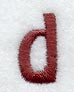 Hobo Lower Case Letter d (3 Inch)