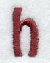 Hobo Lower Case Letter h (3 Inch)