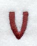 Hobo Lower Case Letter v (3 Inch)