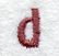 Hobo Lower Case Letter d (3 Inch)