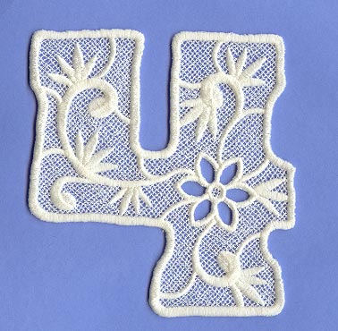 Floral Lace Number 4 (Lace)