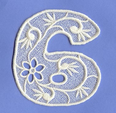 Floral Lace Number 6 (Lace)