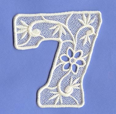 Floral Lace Number 7 (Lace)