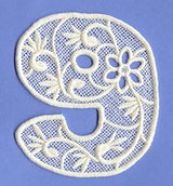 Floral Lace Number 9 (Lace)