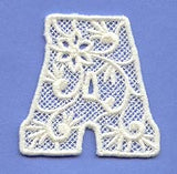 Floral Lace Letter A (Lace)