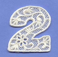 Floral Lace Number 2 (Lace)