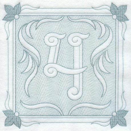 Victorian Scroll Number 4 (7.8 Inch) (Trapunto)