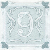Victorian Scroll Number 9 (7.8 Inch) (Trapunto)