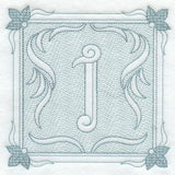 Victorian Scroll Number 1 (7.8 Inch) (Trapunto)