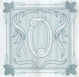 Victorian Scroll Number 0 (7.8 Inch) (Trapunto)