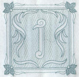 Victorian Scroll Number 1 (7.8 Inch) (Trapunto)