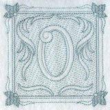 Victorian Scroll Letter O (7.8 Inch) (Trapunto)