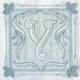 Victorian Scroll Letter Y (7.8 Inch) (Trapunto)