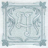 Victorian Scroll Number 4 (7.8 Inch) (Trapunto)