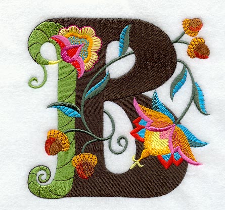 Jacobean Letter B (5 Inch)
