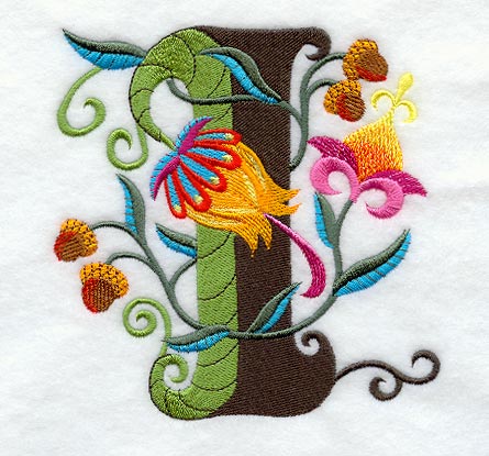 Jacobean Letter I (5 Inch)