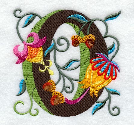 Jacobean Letter O (5 Inch)