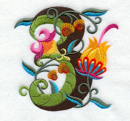 Jacobean Number 3 (5 Inch)