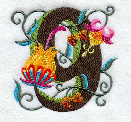 Jacobean Number 9 (5 Inch)