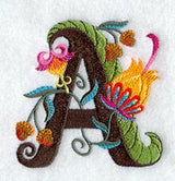 Jacobean Letter A (5 Inch)