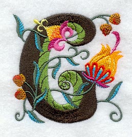 Jacobean Letter G (5 Inch)