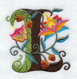 Jacobean Letter L (5 Inch)