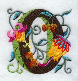 Jacobean Letter O (5 Inch)