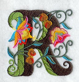 Jacobean Letter R (5 Inch)