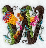 Jacobean Letter W (5 Inch)