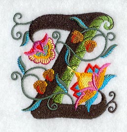 Jacobean Letter Z (5 Inch)