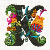 Jacobean Letter K (5 Inch)