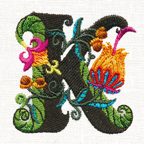 Jacobean Letter K (5 Inch)
