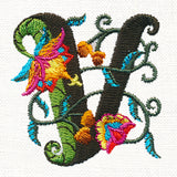 Jacobean Letter V (5 Inch)