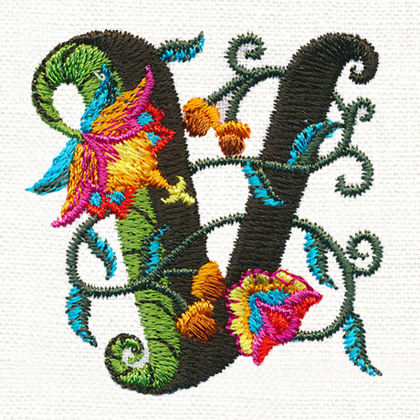 Jacobean Letter V (5 Inch)