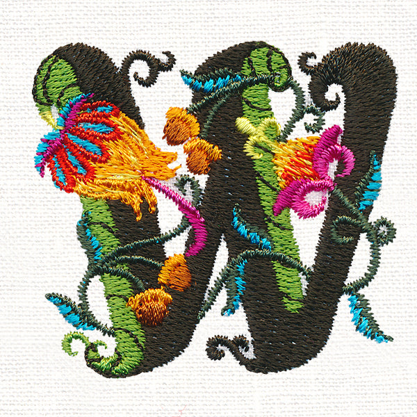 Jacobean Letter W (5 Inch)