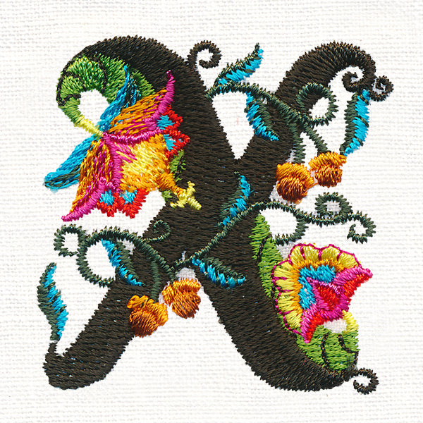 Jacobean Letter X (5 Inch)
