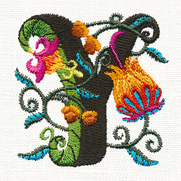 Jacobean Letter Y (5 Inch)