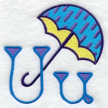 My First Alphabet Letter U