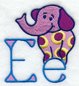 My First Alphabet Letter E