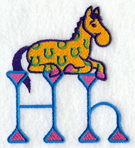 My First Alphabet Letter H