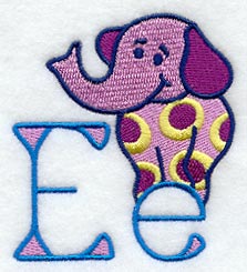 My First Alphabet Letter E