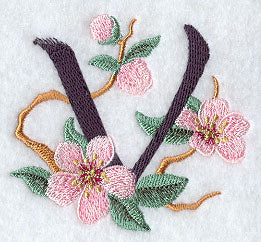 Brushstroke Letter V (5 Inch)