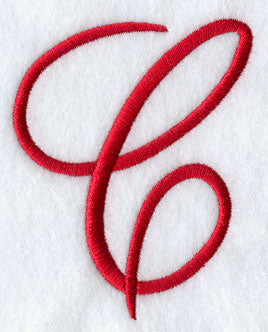 Monogram Script Letter C - 4 Inch