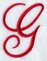 Monogram Script Letter G - 4 Inch