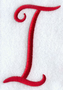 Monogram Script Letter I - 4 Inch