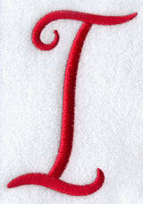 Monogram Script Letter I - 4 Inch