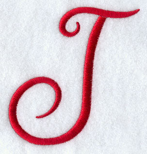 Monogram Script Letter J - 4 Inch