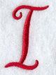 Monogram Script Letter I - 4 Inch